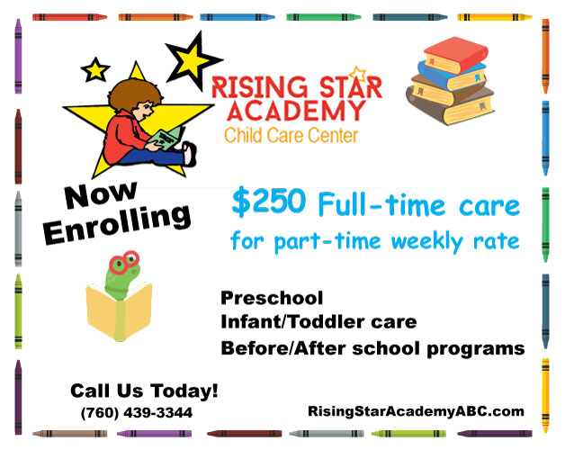 Rising star academy Oceanside child care center